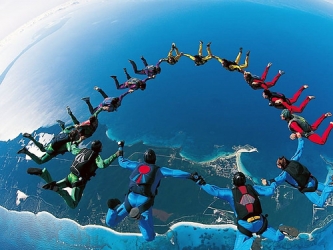 skydiving