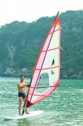 windsurfing